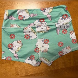 Fleo x Doughnuts and Deadlifts shorts